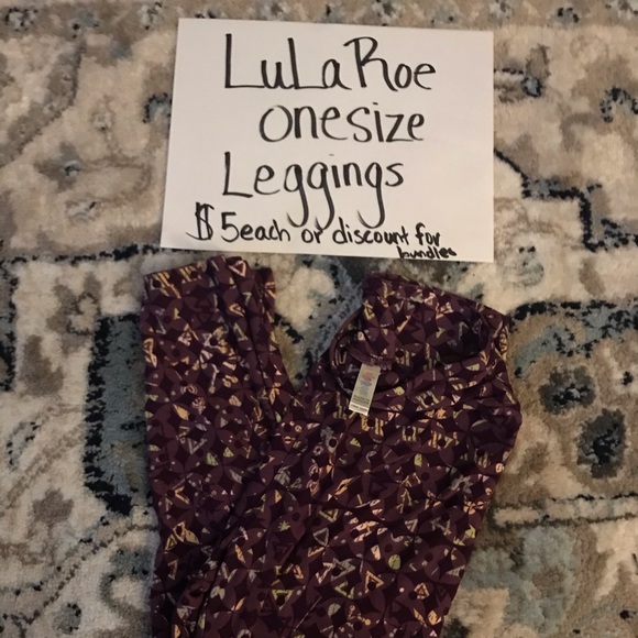 Women’s Lula Roe leggings one size - Picture 8 of 8